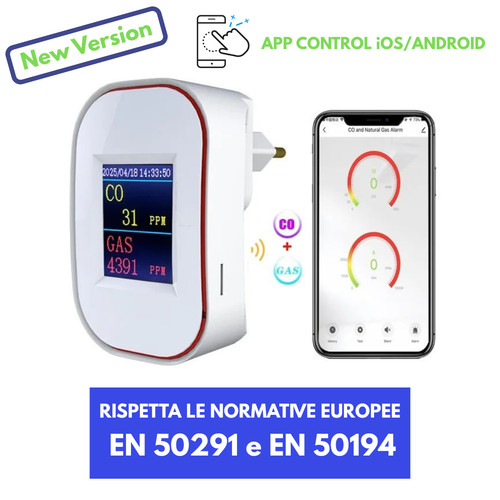 Rilevatore monossido - rilevatore, di