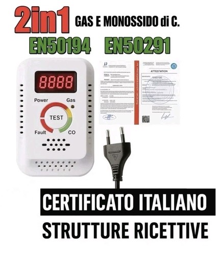 Rilevatore monossido - rilevatore, di