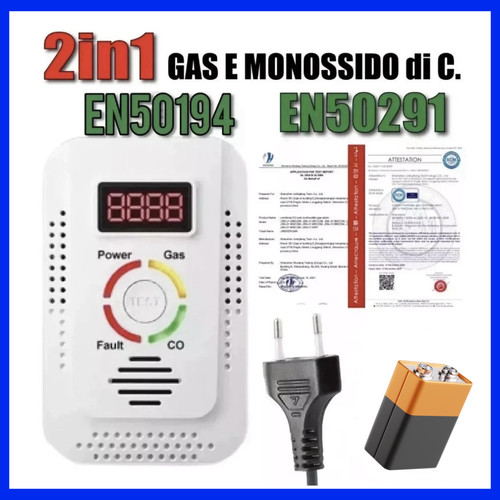 Rilevatore gas monossido - e, di